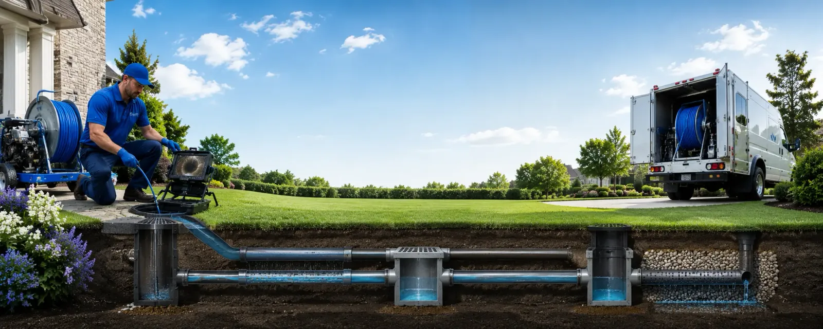 Outdoor drain cleaning information for Binford, ND